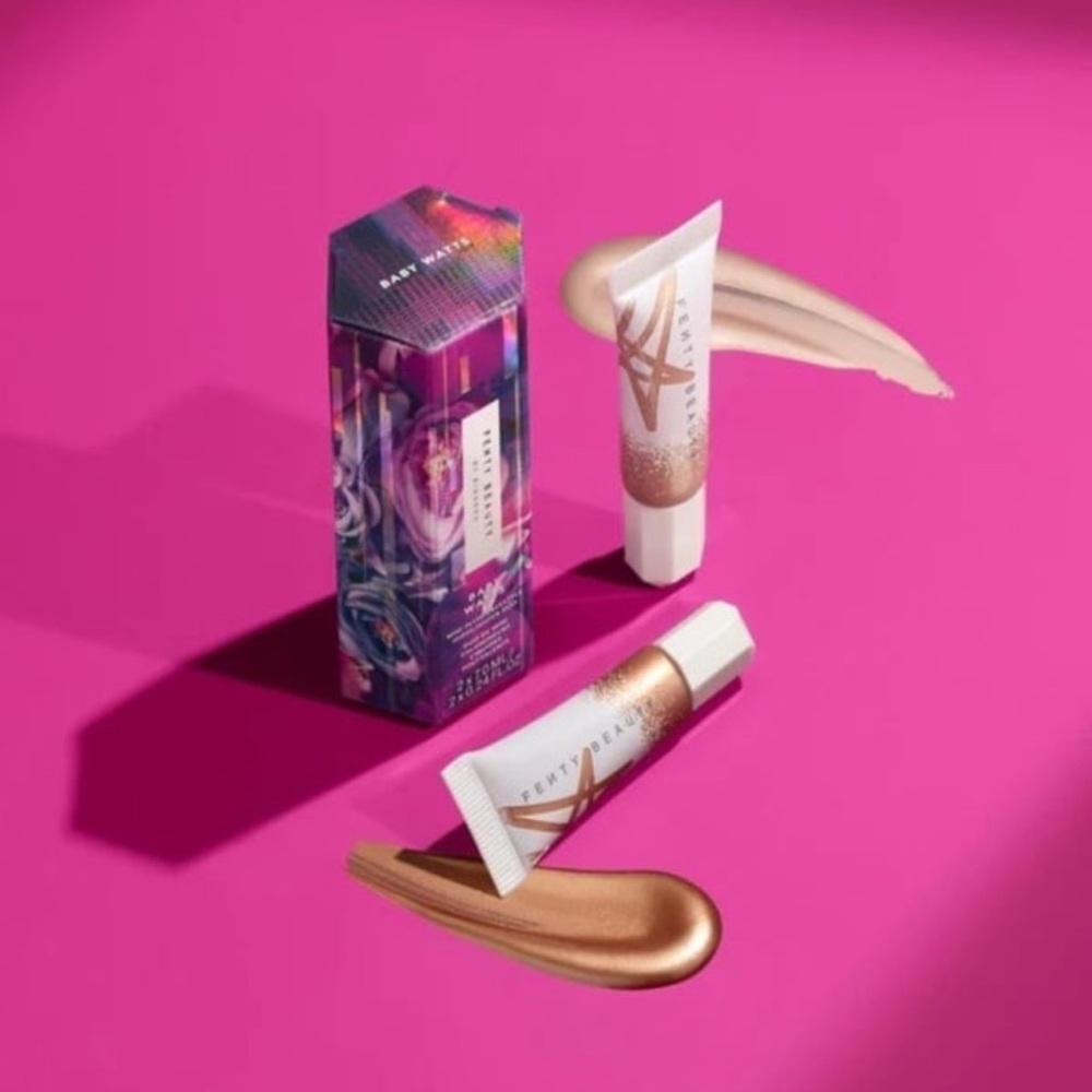 FENTY BEAUTY BABY WATTS MINI FLUID FREESTYLE HIGHLIGHTER  DUO NWT